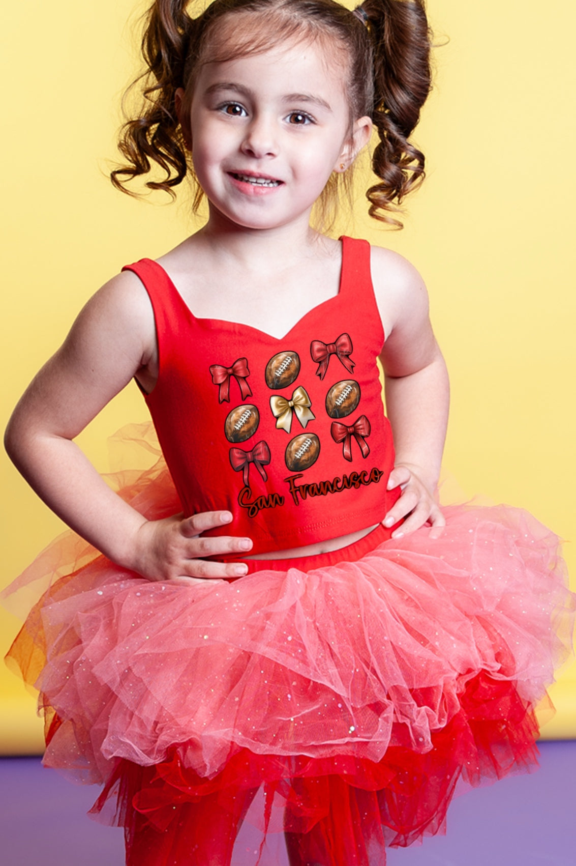 49ers two piece tutu set full coverage (select your design and tutu)