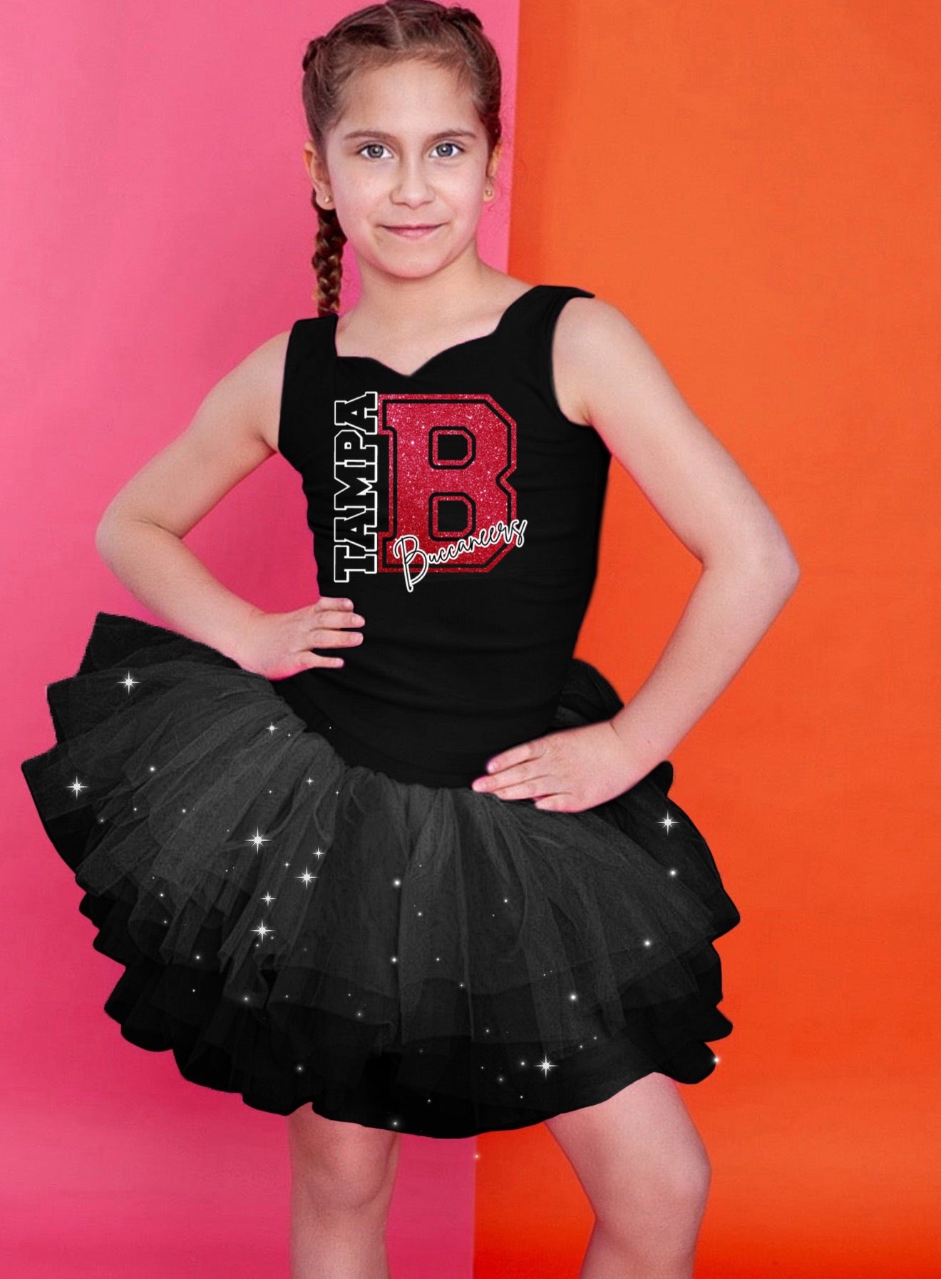 Tampa bay buccaneers two piece tutu set full coverage (select your design and tutu)