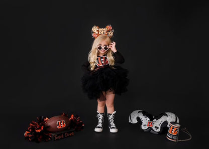 Bengals two piece tutu set full coverage (select your design and tutu)
