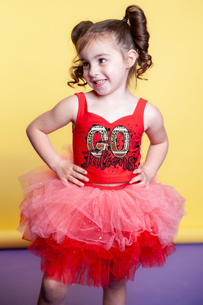 Falcons two piece tutu set full coverage (select your design and tutu)