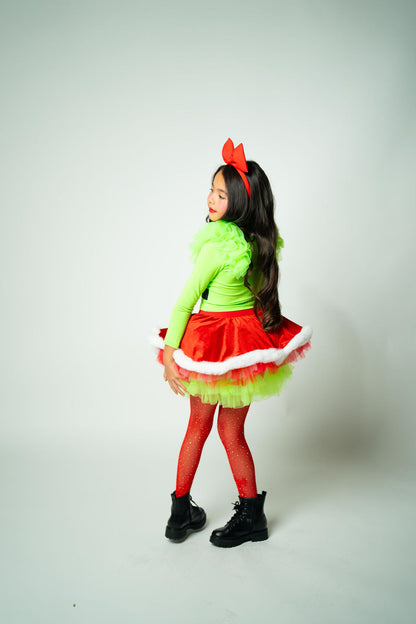 Mr Mean one two piece tutu set