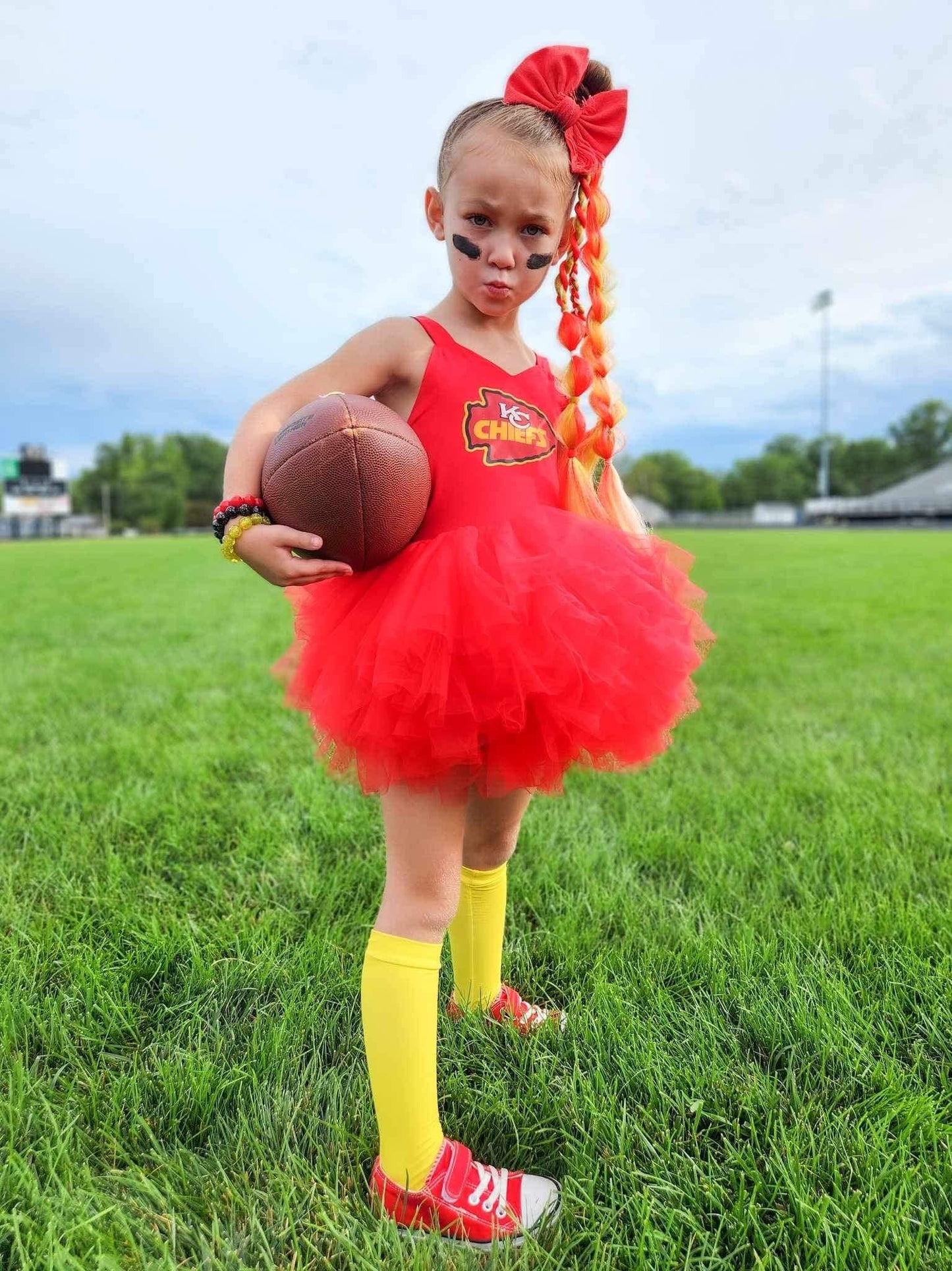 Chiefs two piece tutu set full coverage (select your design and tutu)