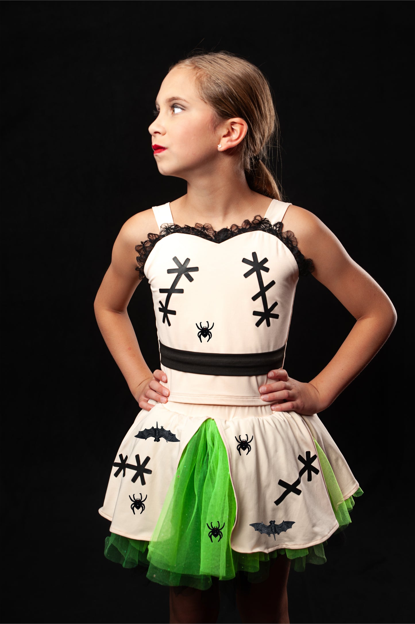 Oogie Boogie man three piece tutu set full coverage (cape included)
