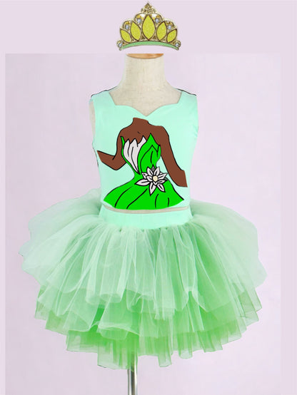 Frog princess Body two piece tutu set Bamboo