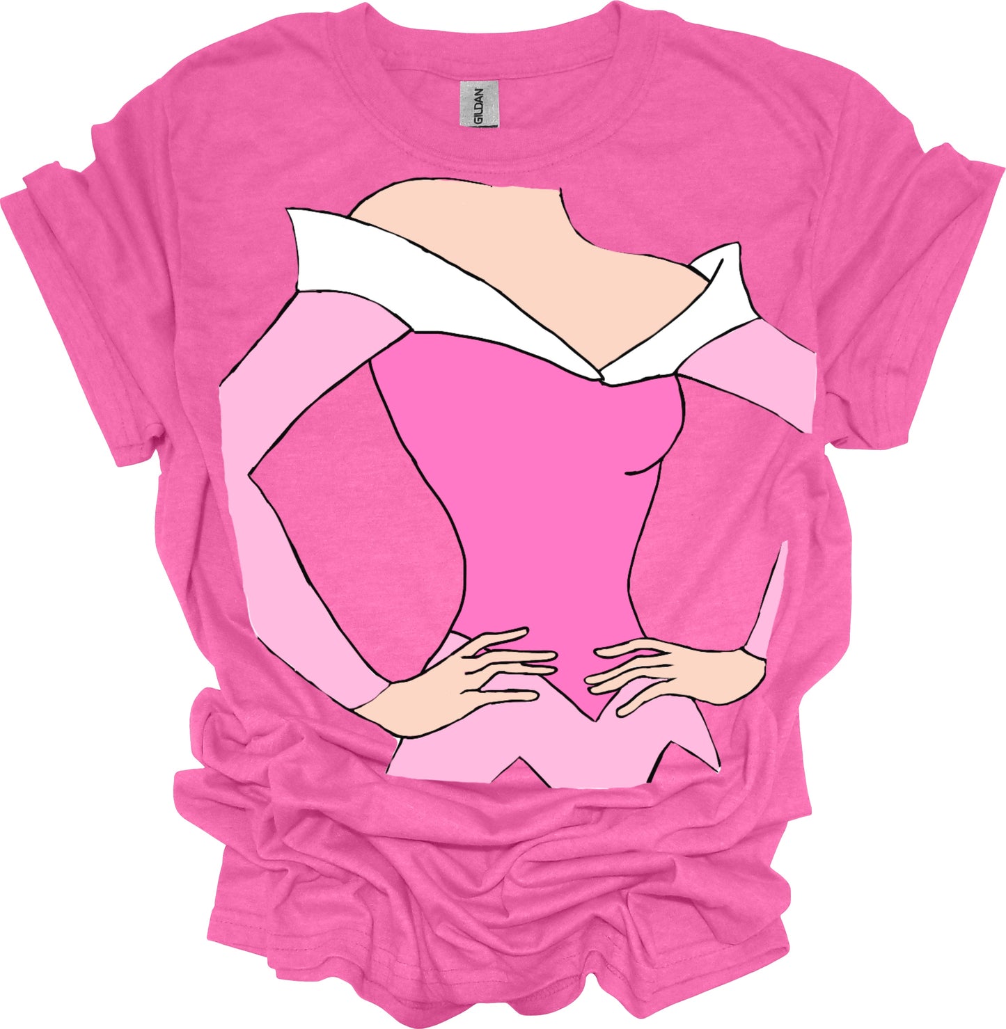 Sleeping princess body Mom Tee