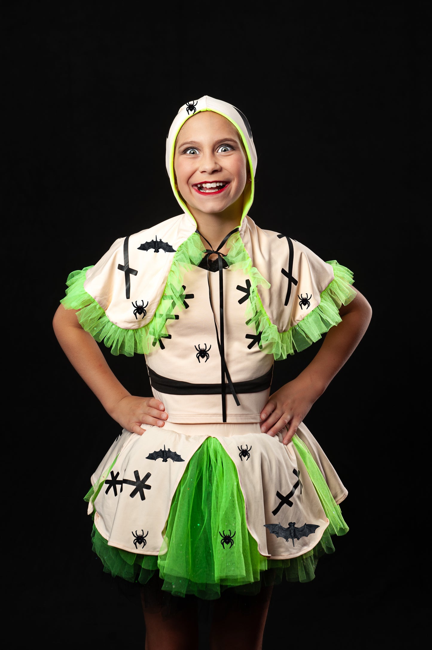Oogie Boogie man three piece tutu set full coverage (cape included)