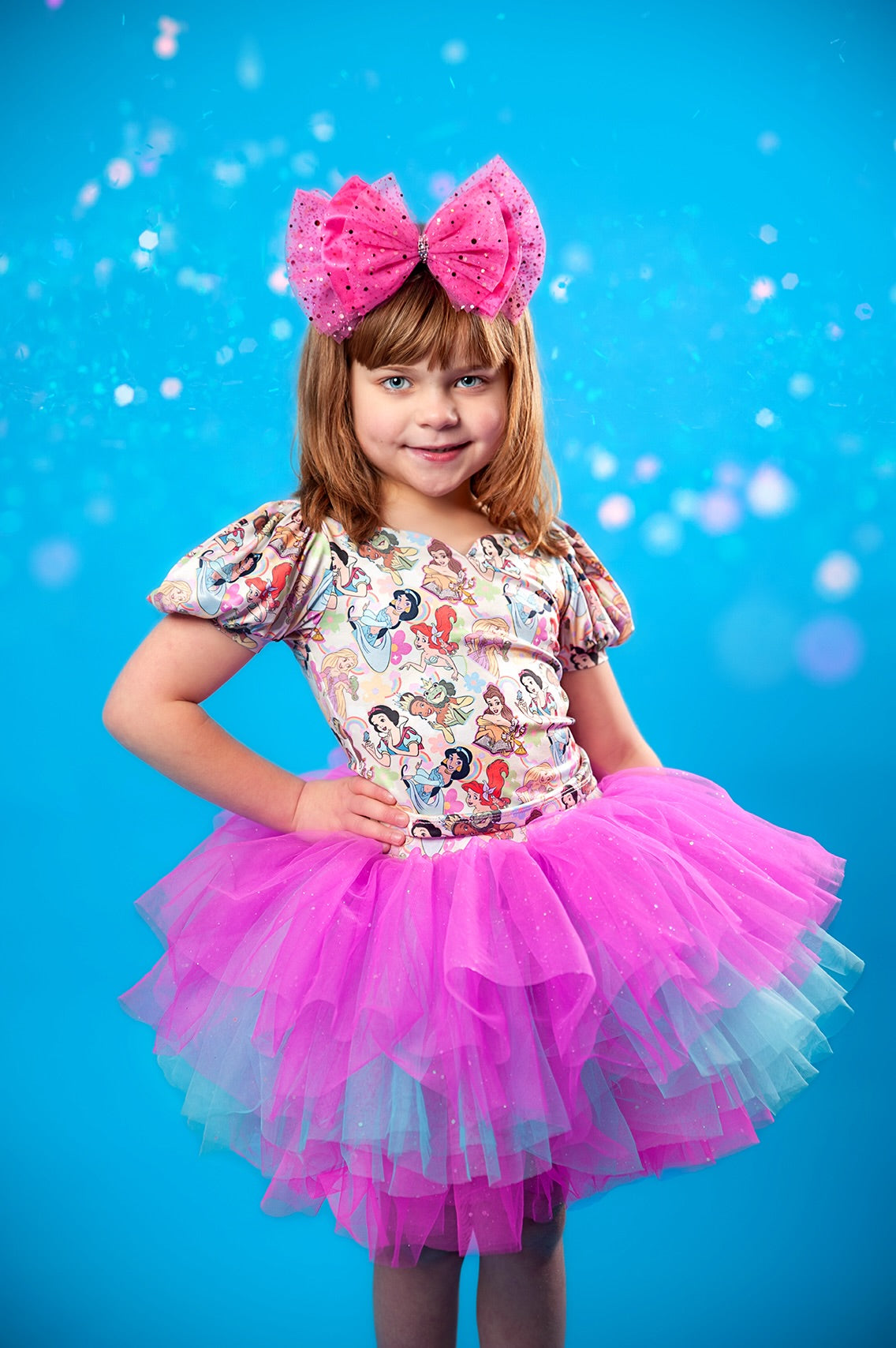 Princess puff sleeve two piece set