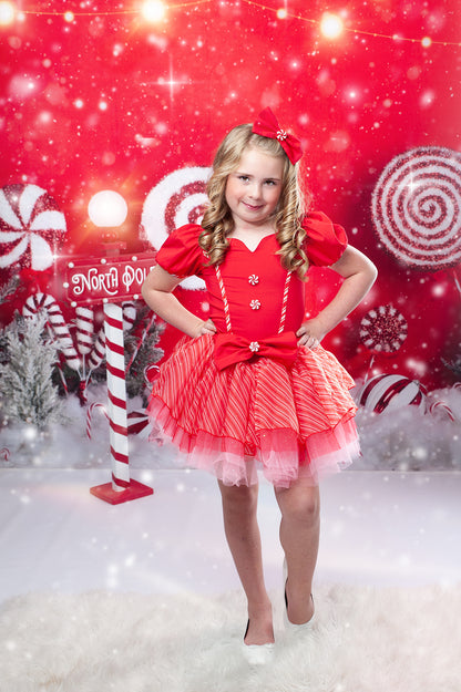 Candy cane 3 piece tutu set