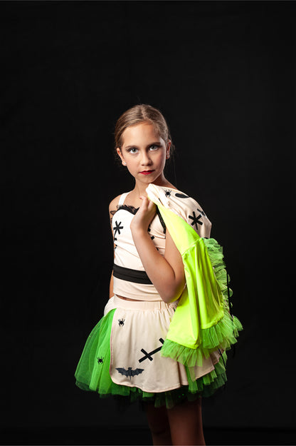 Oogie Boogie man three piece tutu set full coverage (cape included)