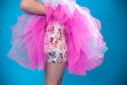 Princess puff sleeve two piece set