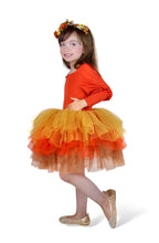 Load image into Gallery viewer, Rust tricolor soft tulle tutu Leo