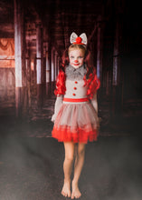 Load image into Gallery viewer, Pennywise inspired tutu leotard