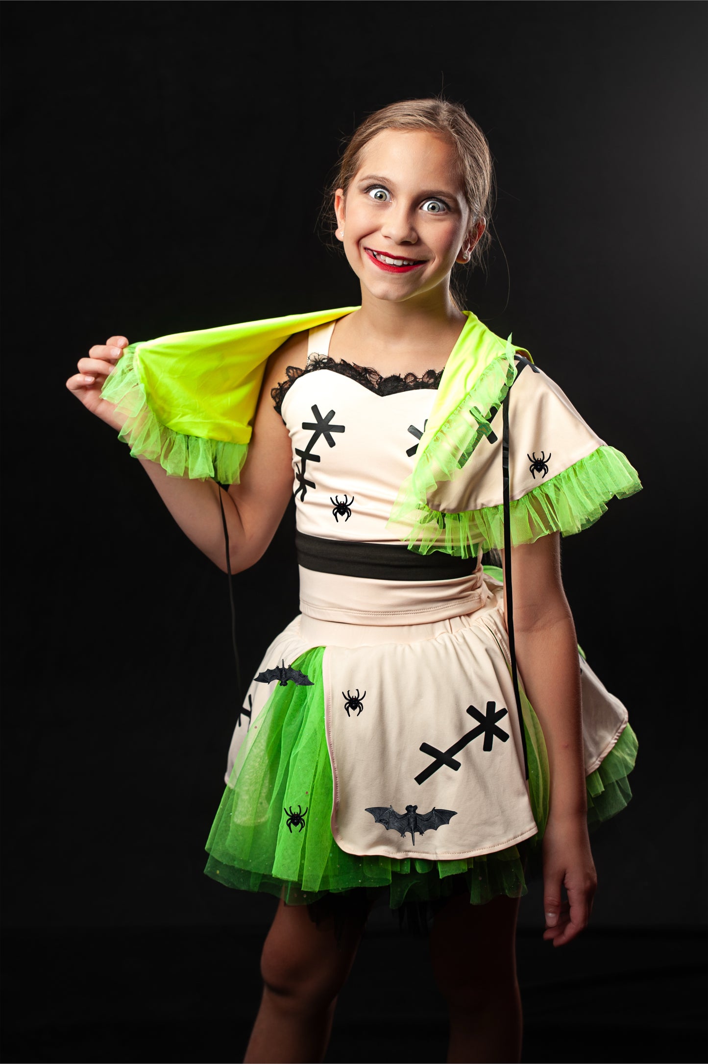 Oogie Boogie man three piece tutu set full coverage (cape included)