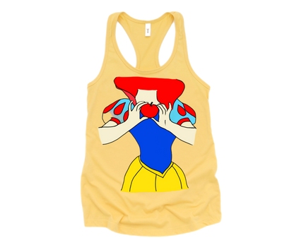 Snow princess body Mom Tank