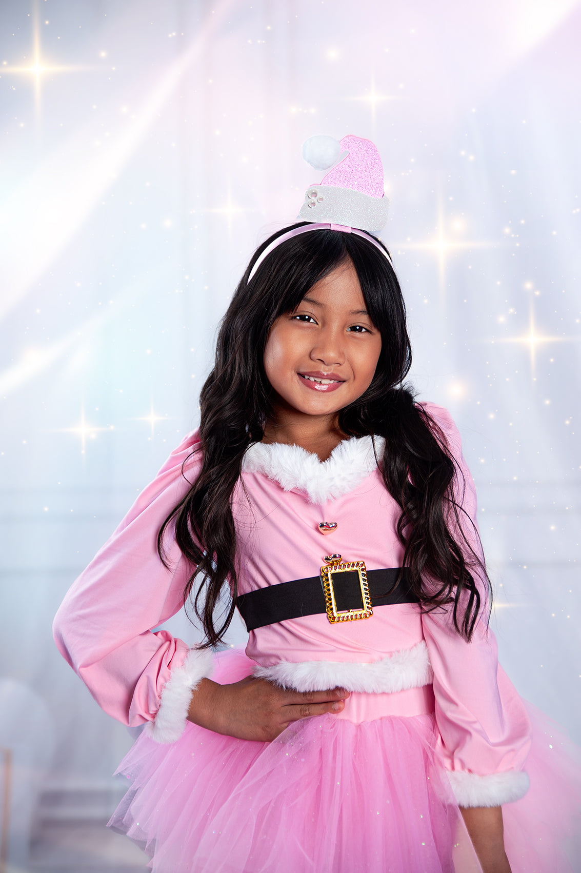 Pink Santa 3 piece tutu Set Bamboo