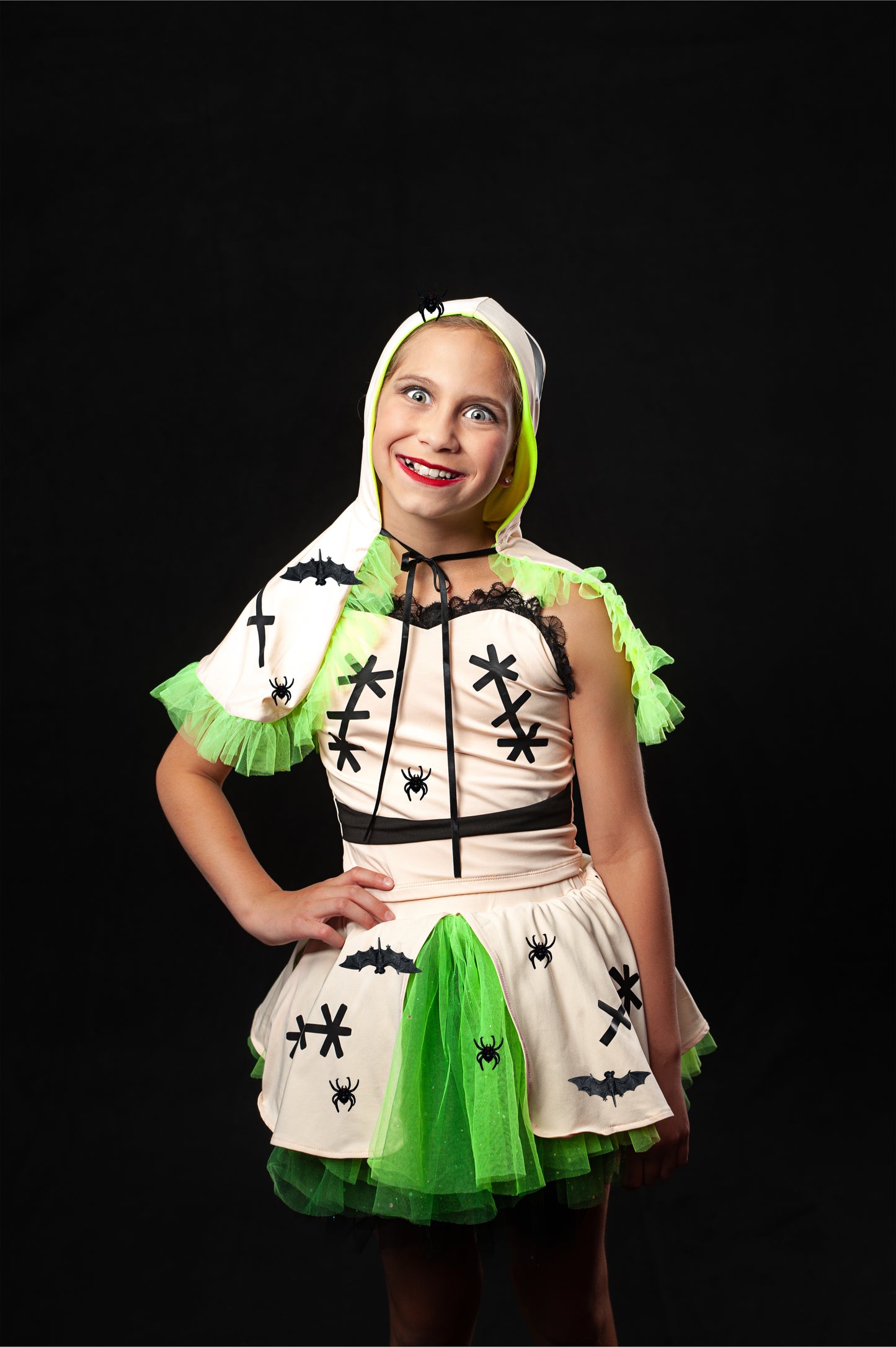 Oogie Boogie man three piece tutu set full coverage (cape included)