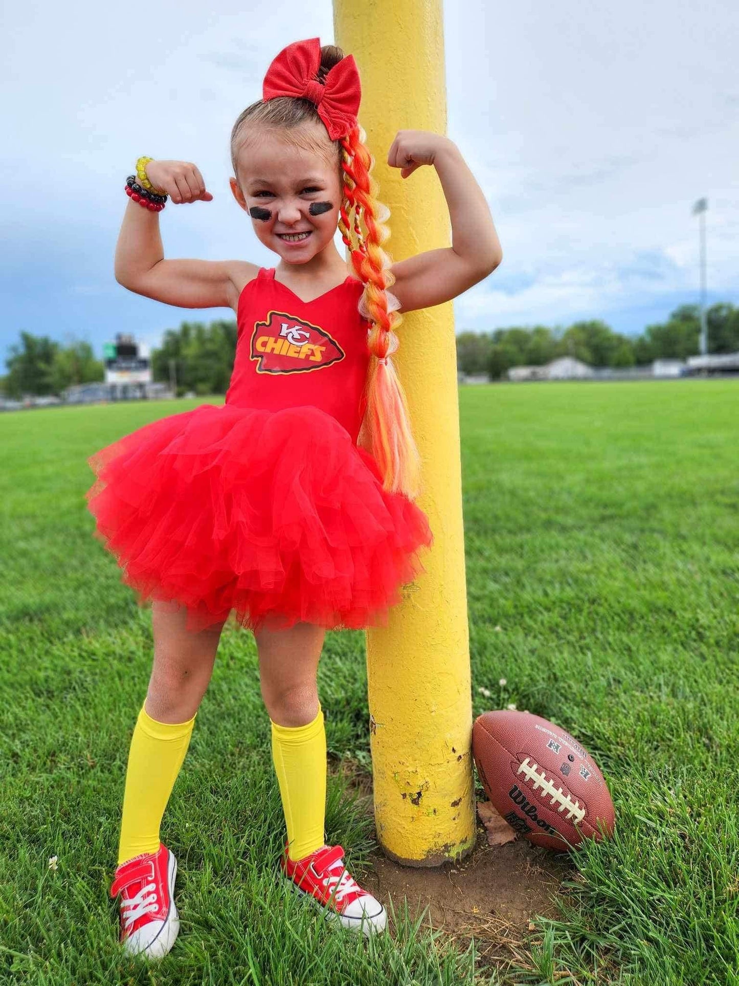 Chiefs two piece tutu set full coverage (select your design and tutu)