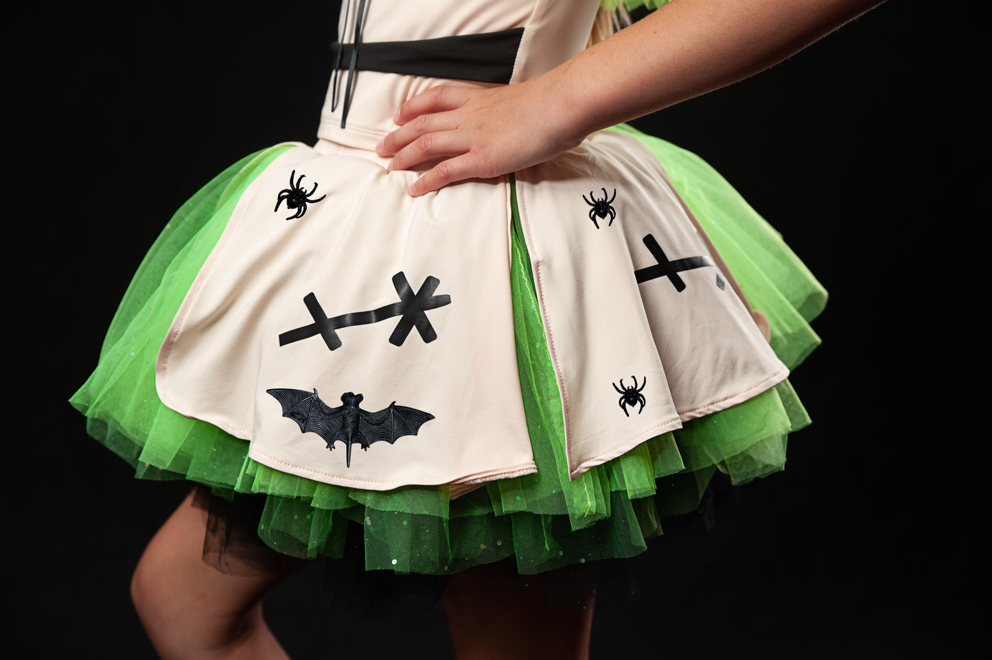 Oogie Boogie man three piece tutu set full coverage (cape included)