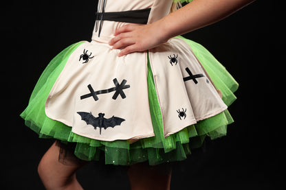Oogie Boogie man three piece tutu set full coverage (cape included)