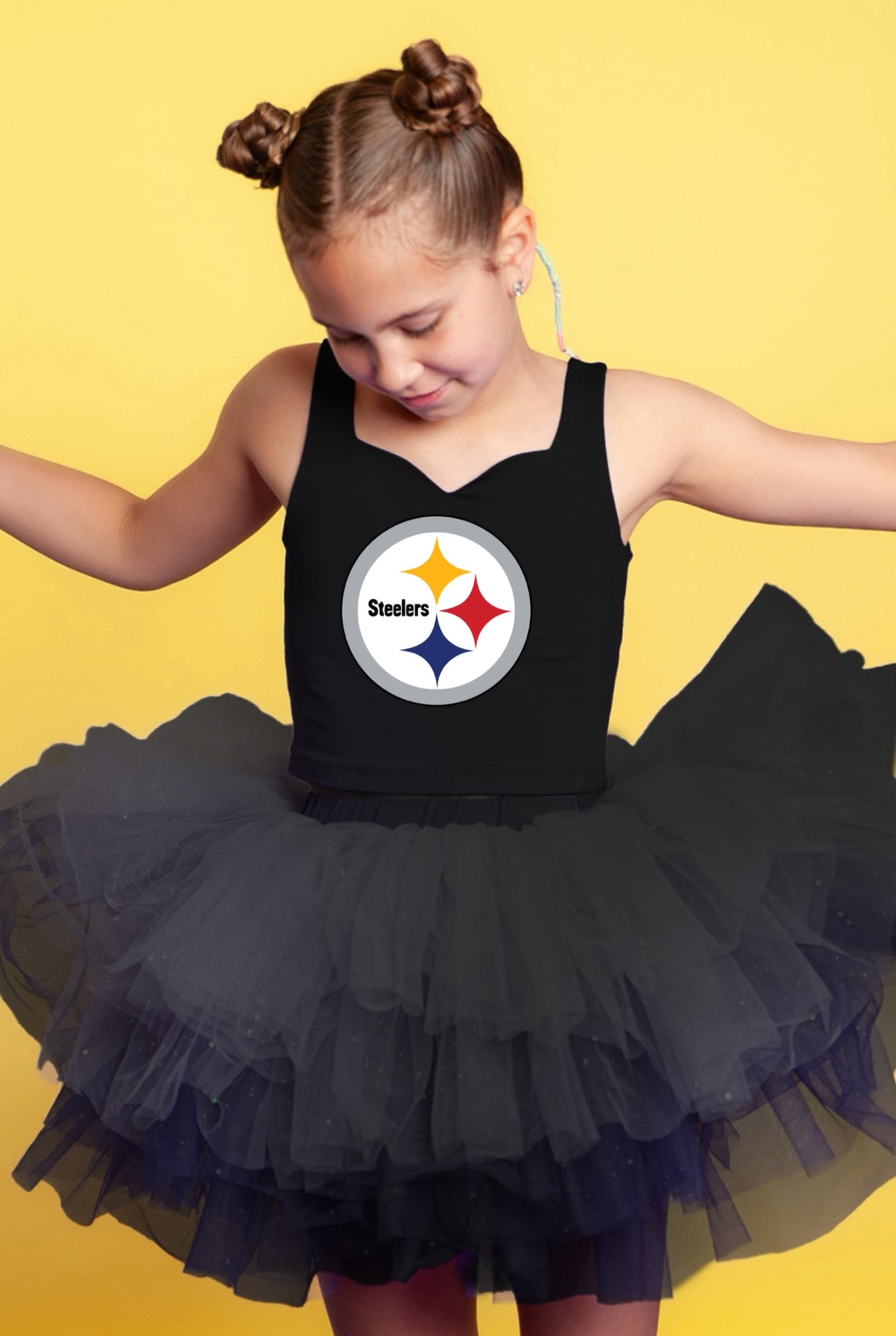 Steelers two piece tutu set full coverage (select your design and tutu)