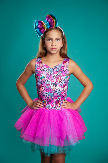 K pop soda pop tutu two piece set bamboo