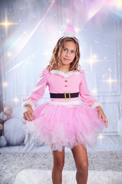 Pink Santa 3 piece tutu Set Bamboo