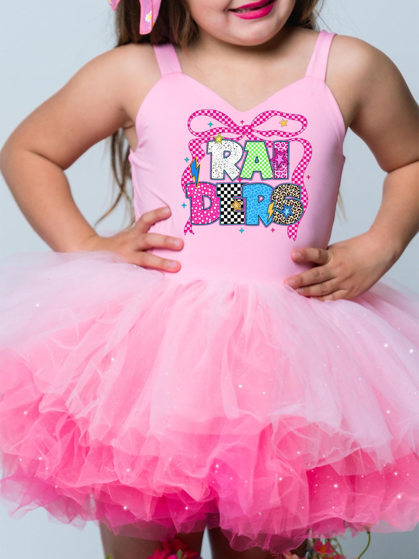 Raiders two piece tutu set full coverage (select your design and tutu)