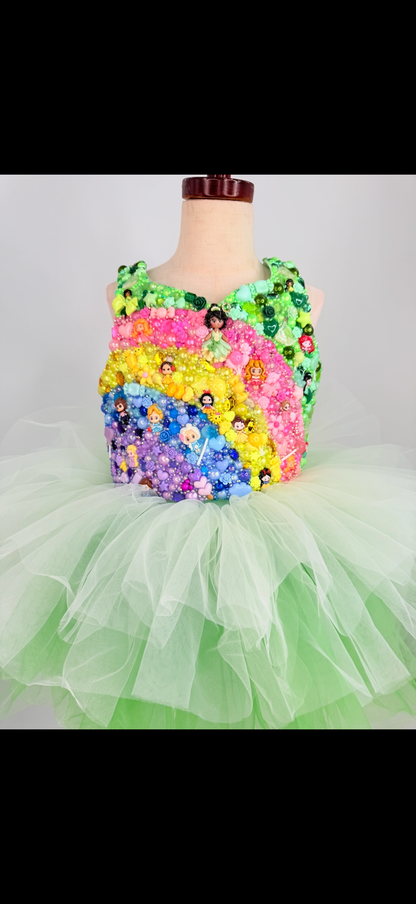 GEMMED TUTU LEOTARD (any theme)