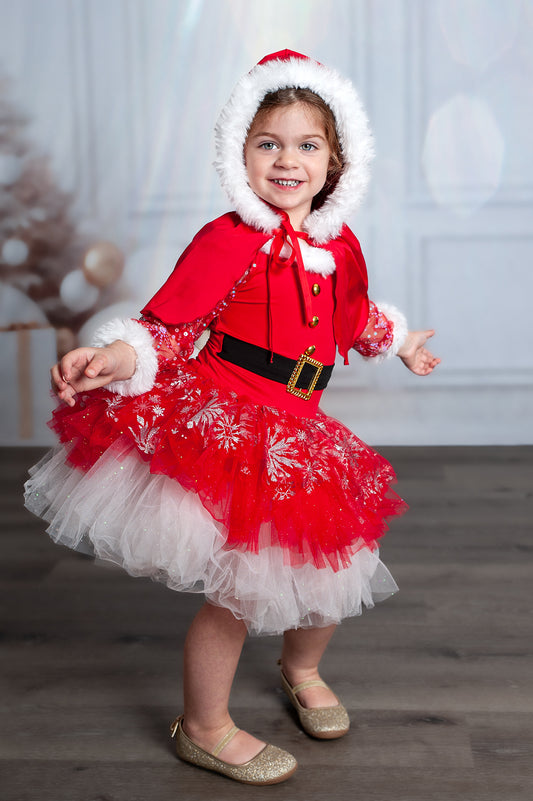 Santa baby tutu Leo and cape