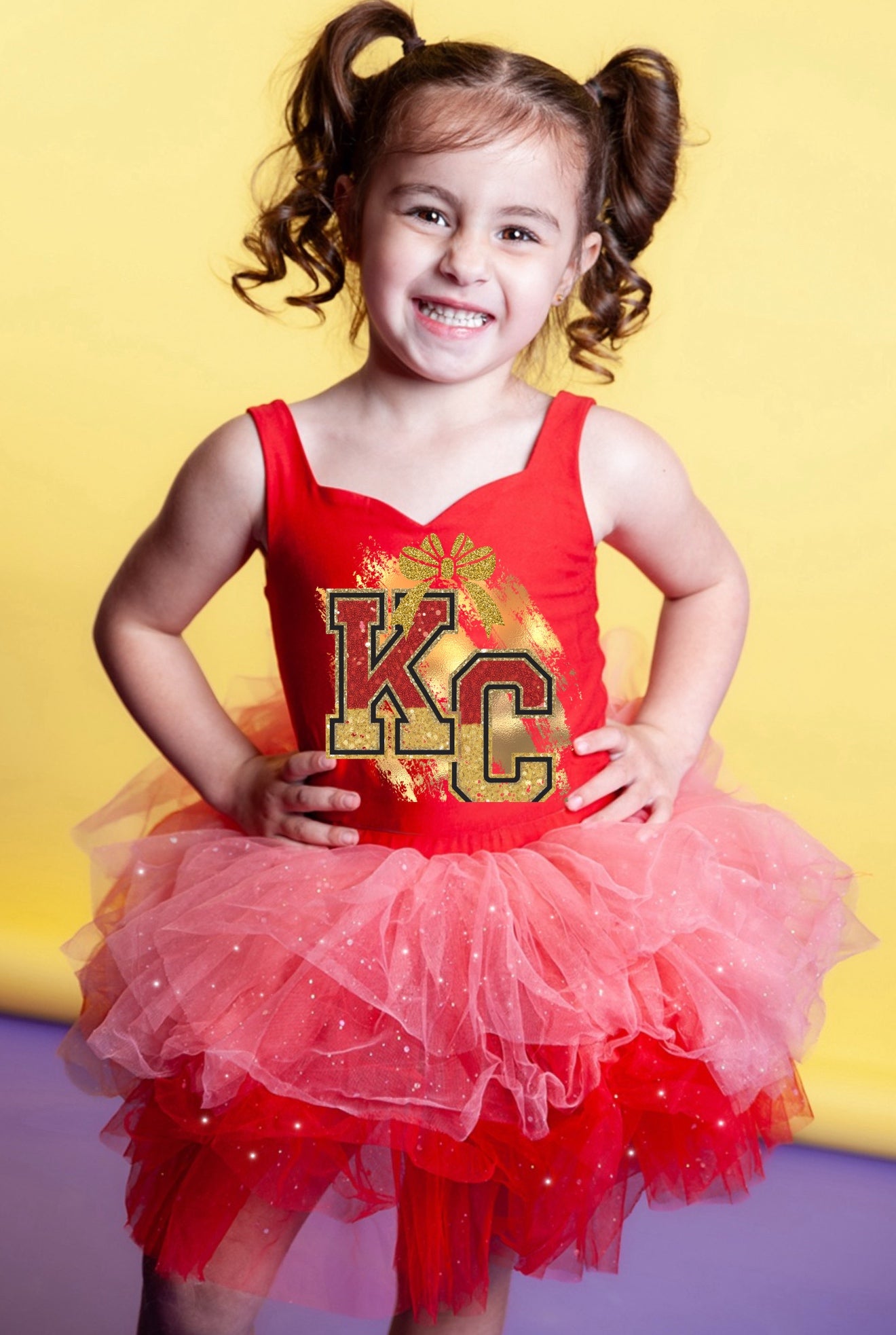 Chiefs two piece tutu set full coverage (select your design and tutu)