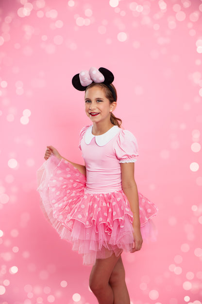 Pink Minnie two piece tutu set full coverage