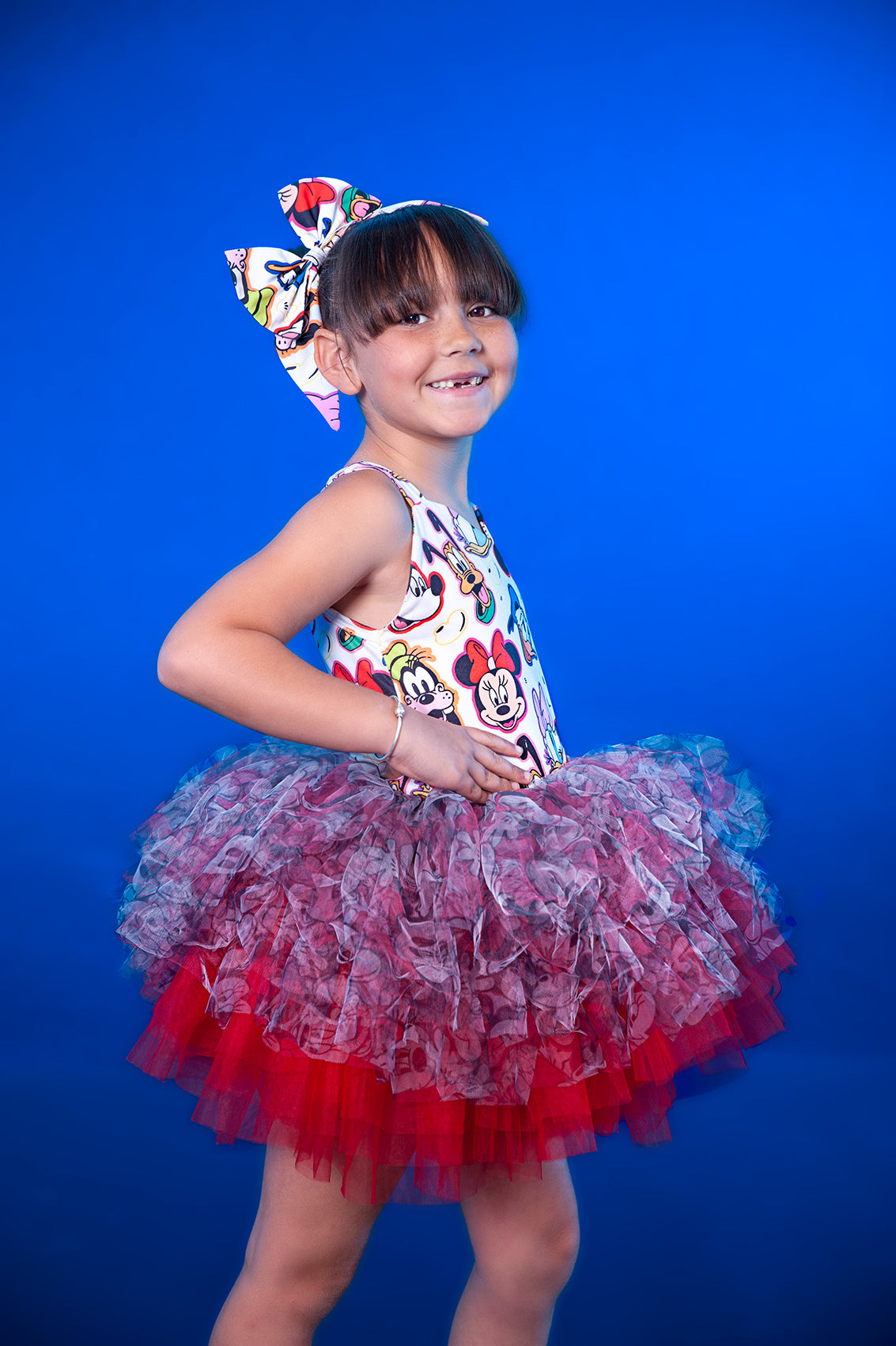 Mouse and friends printed tulle tutu leo