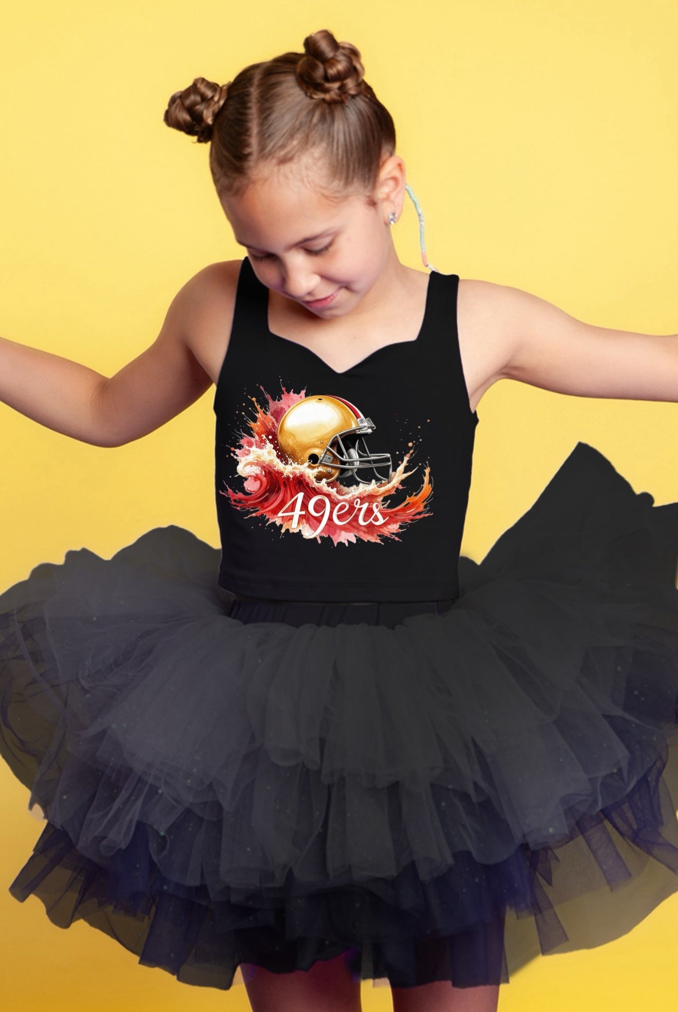 49ers two piece tutu set full coverage (select your design and tutu)
