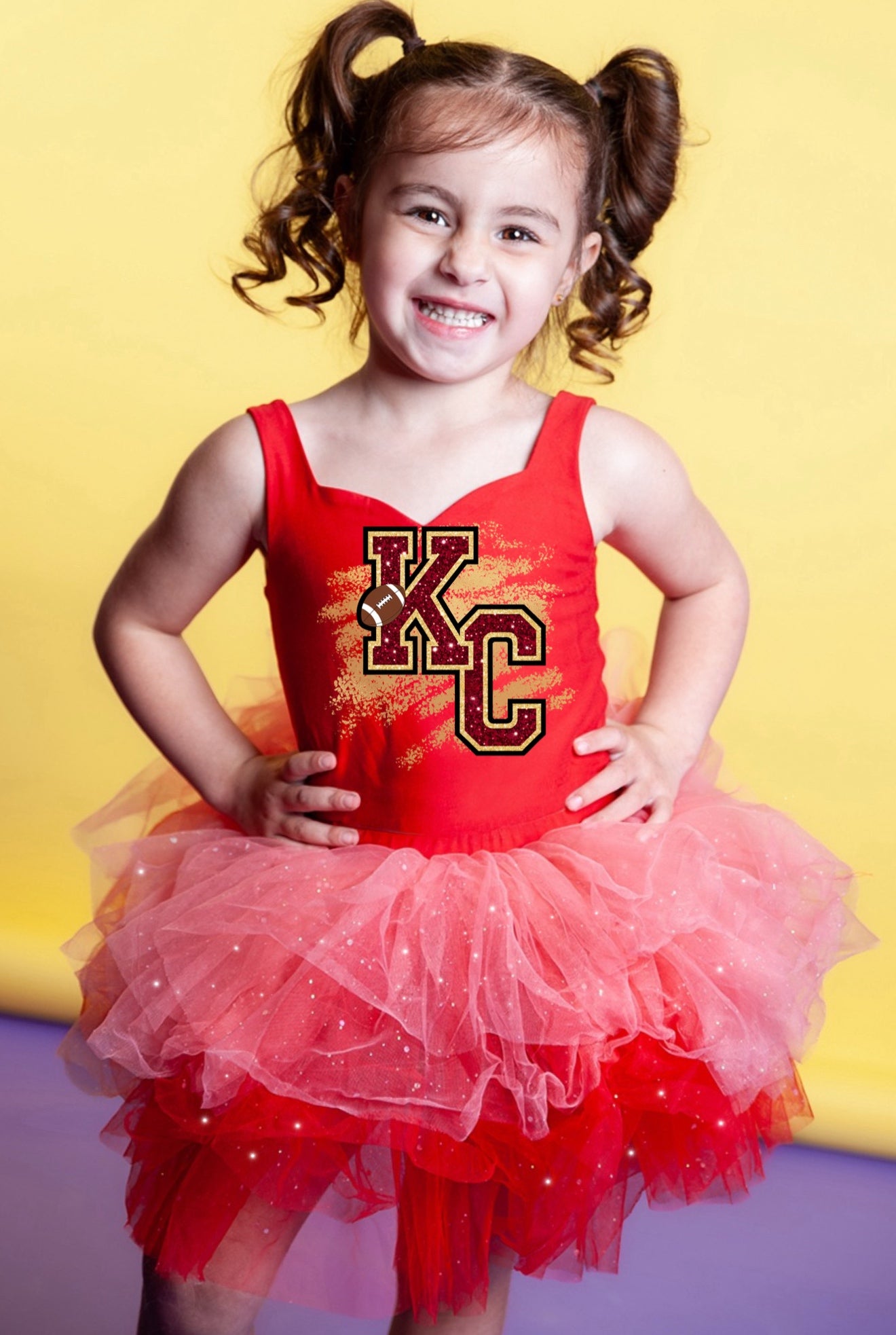 Chiefs two piece tutu set full coverage (select your design and tutu)