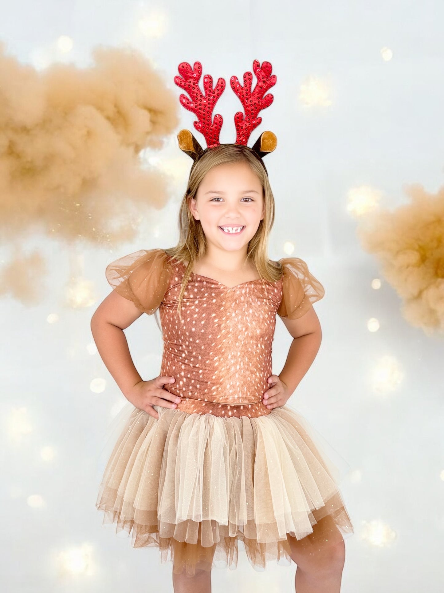 Brown tutu set Reindeer with options