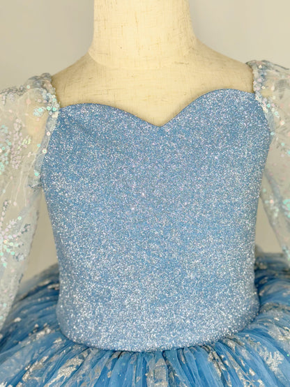 BLUE SNOWFLAKE Tutu Leotard