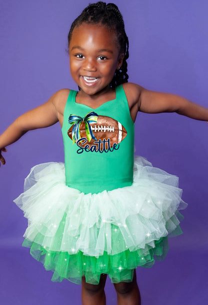 Seattle Seahawks two piece tutu set full coverage (select your design and tutu)
