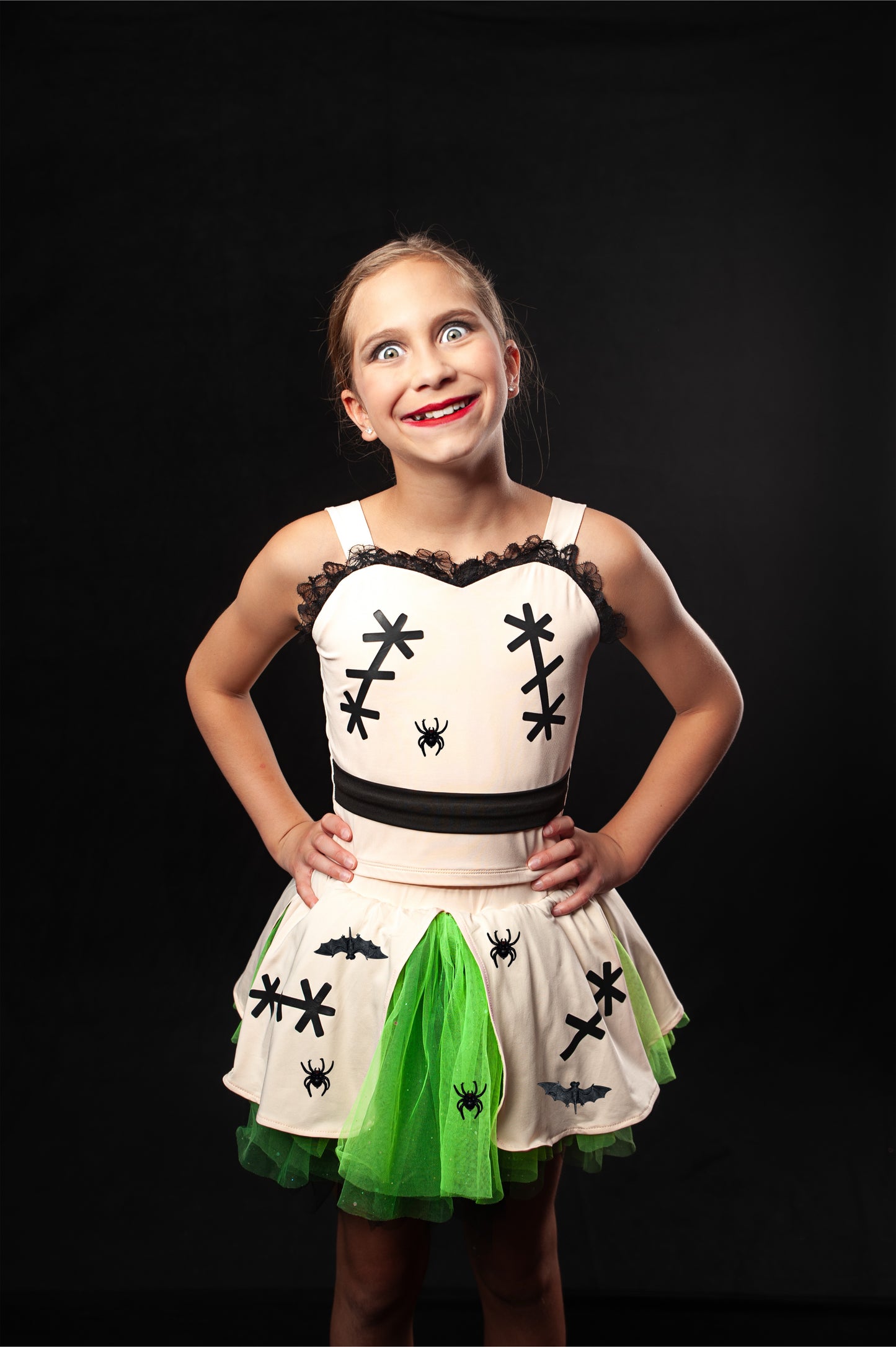 Oogie Boogie man three piece tutu set full coverage (cape included)