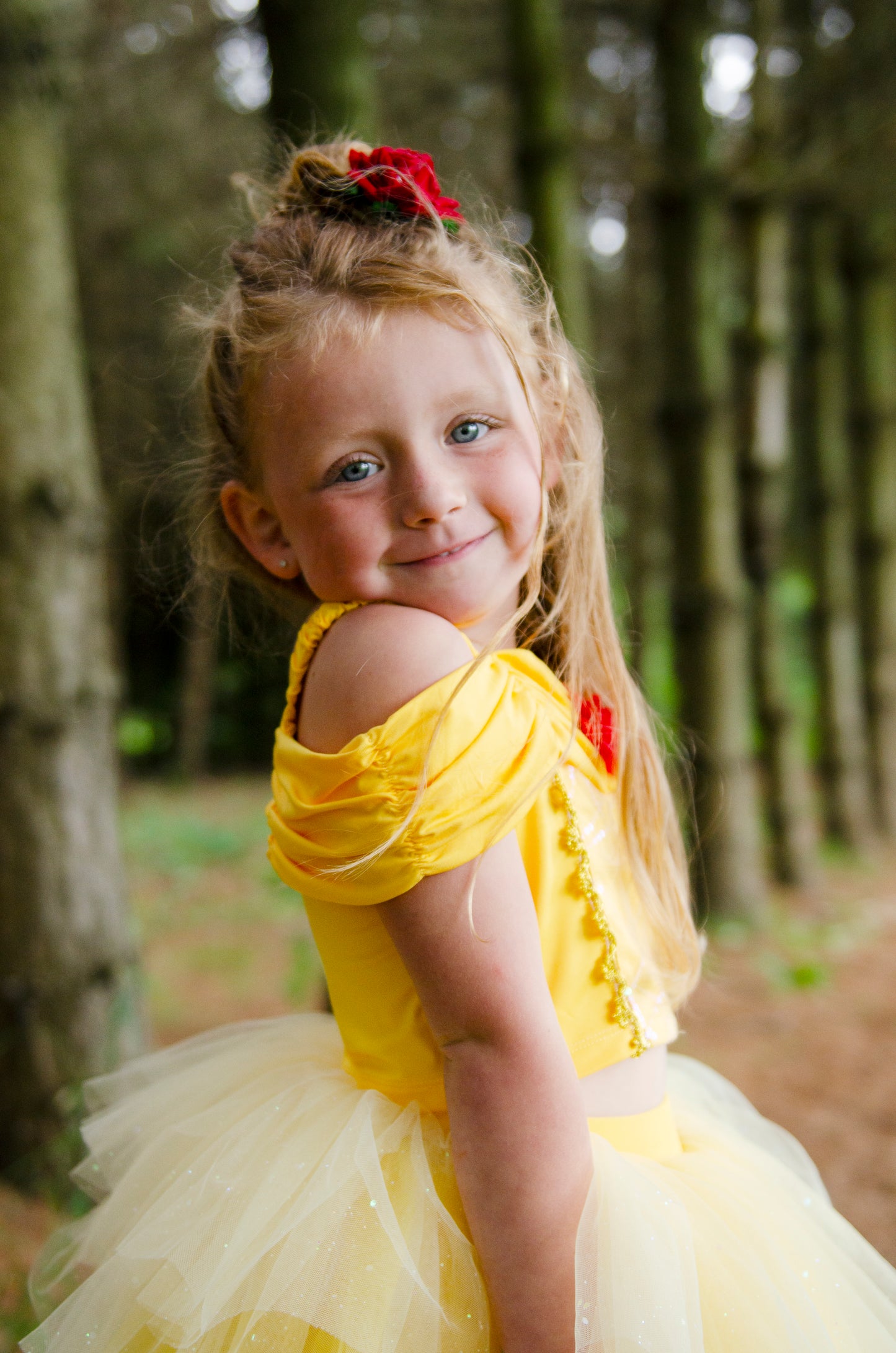 Princess Belle Bamboo tutu set