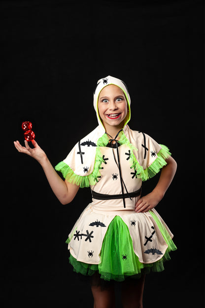 Oogie Boogie man three piece tutu set full coverage (cape included)