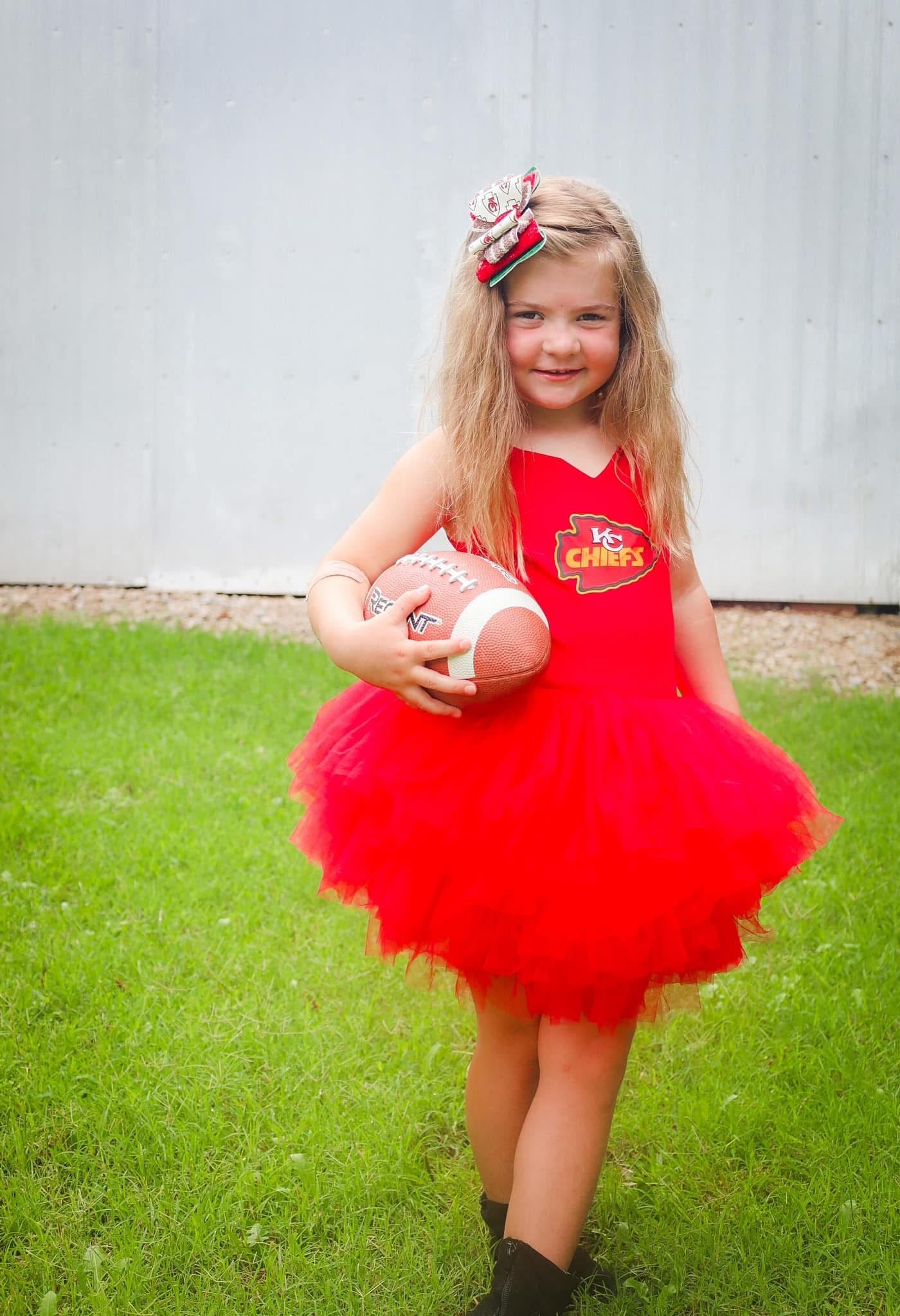 Chiefs two piece tutu set full coverage (select your design and tutu)