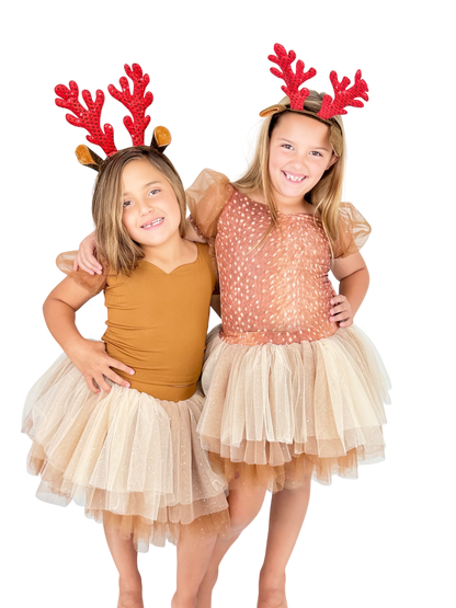 Brown tutu set Reindeer with options