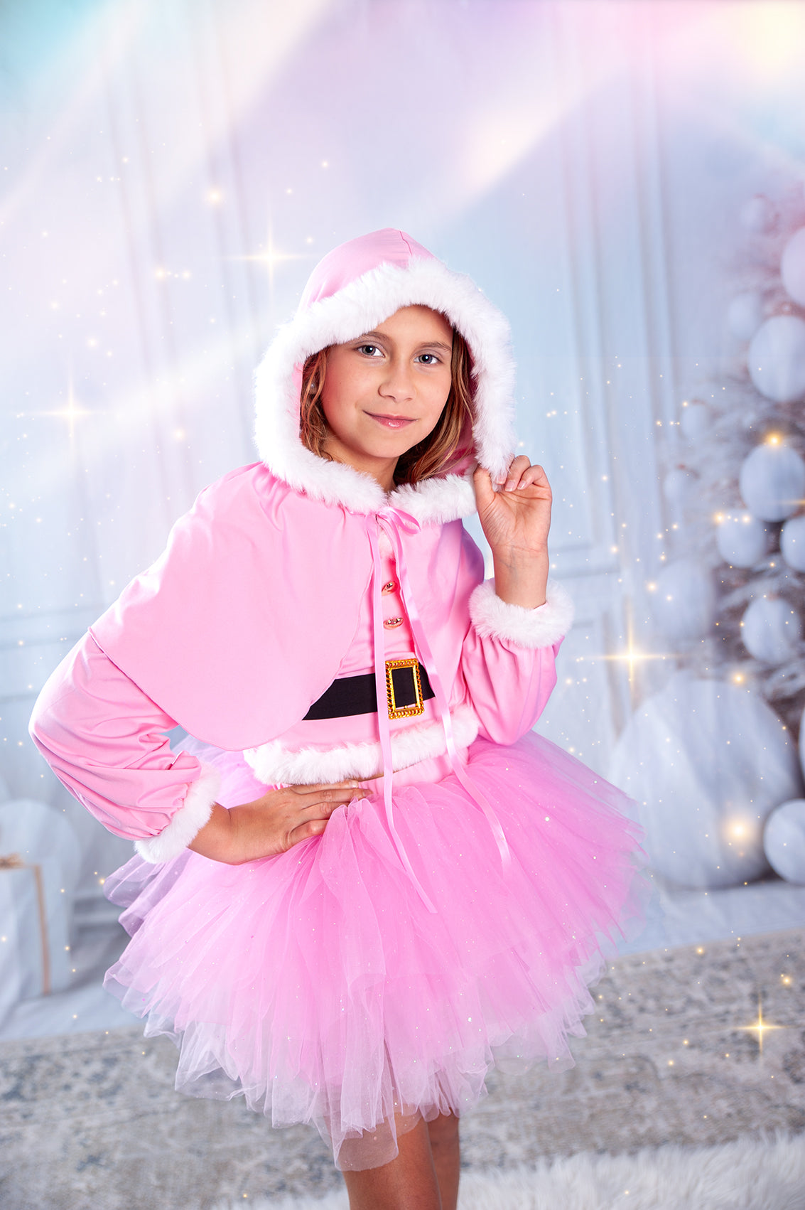 Pink Santa 3 piece tutu Set Bamboo