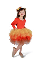 Load image into Gallery viewer, Rust tricolor soft tulle tutu Leo