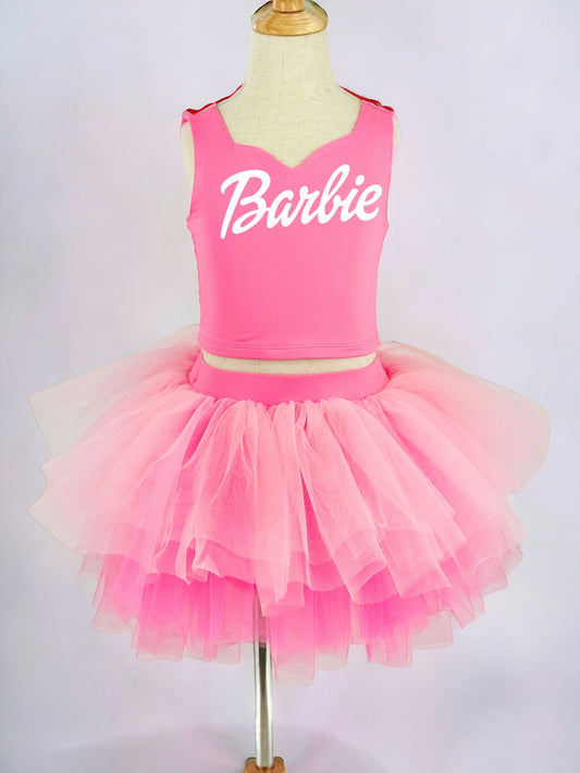 Barbie two piece set Light pink Bamboo