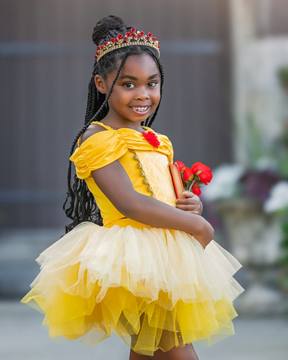 Princess Belle Bamboo tutu set