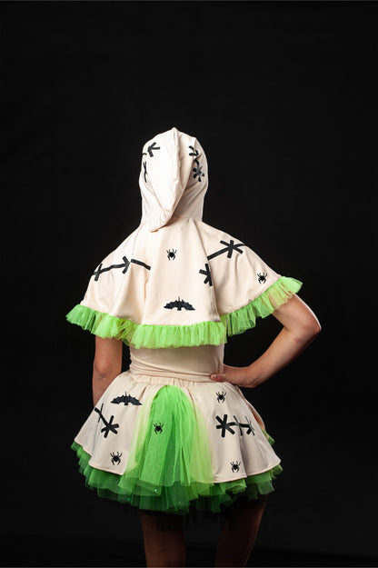 Oogie Boogie man three piece tutu set full coverage (cape included)