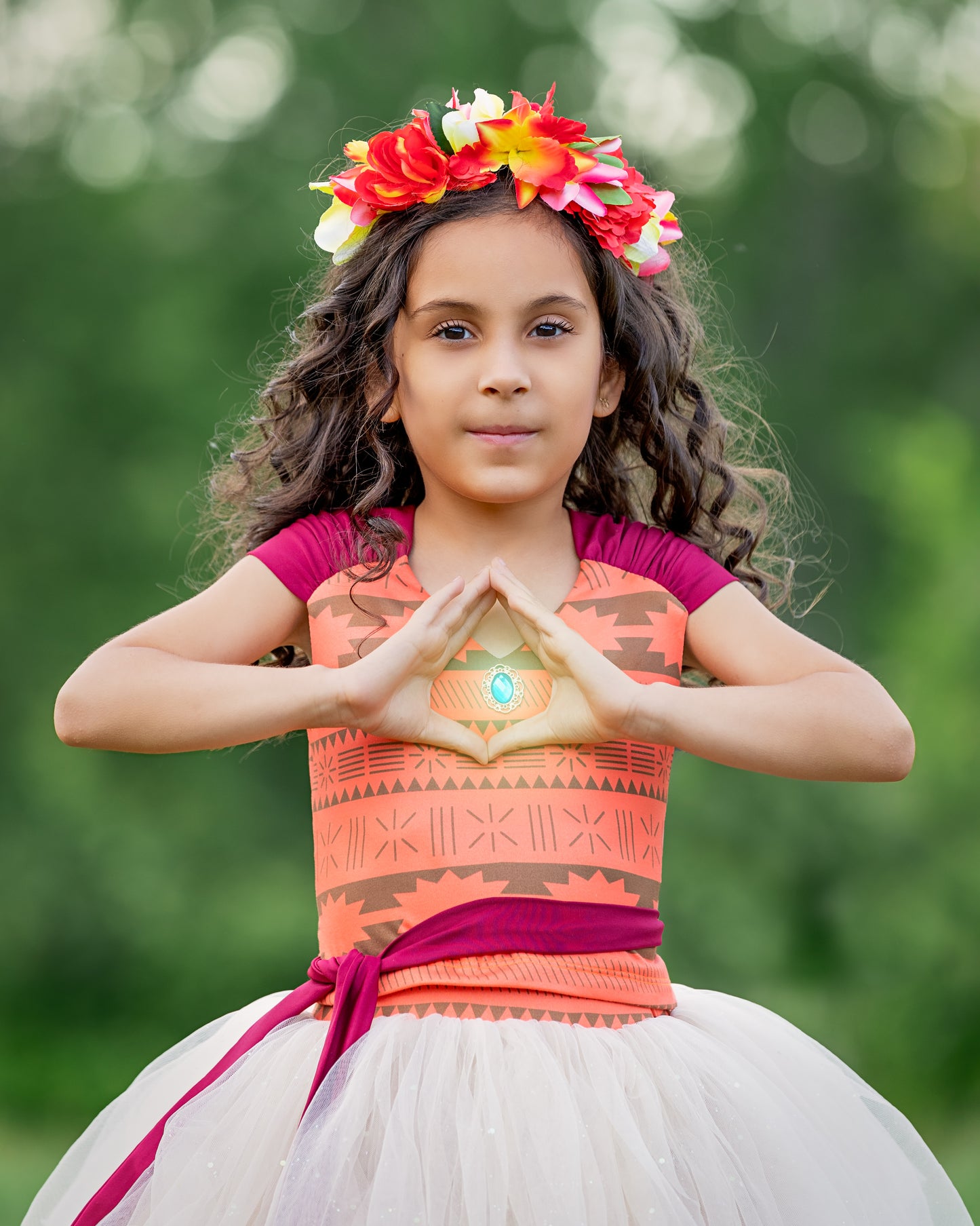 Moana Bamboo tutu set