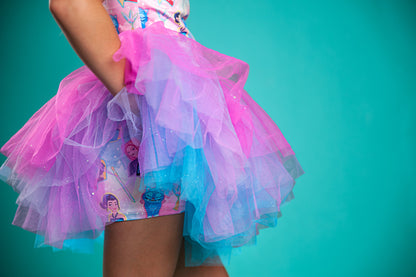 K pop tutu two piece set bamboo