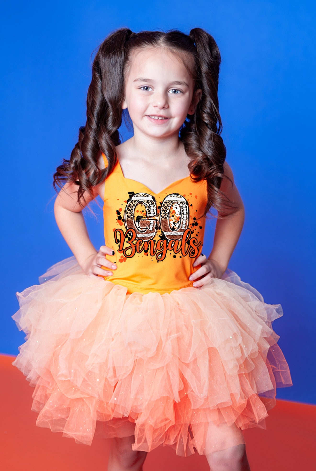 Bengals two piece tutu set full coverage (select your design and tutu)